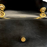 Balenciaga Crush Large Shoulder Bag with Gold Chain