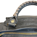 Balenciaga mini city bag in dark grey with gold hardware