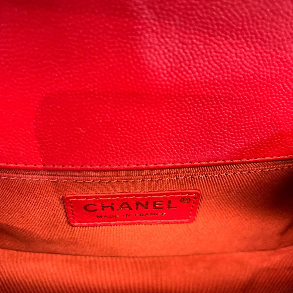 Chanel Leboy-Borsa A Spalla In Rosso（Piccola）