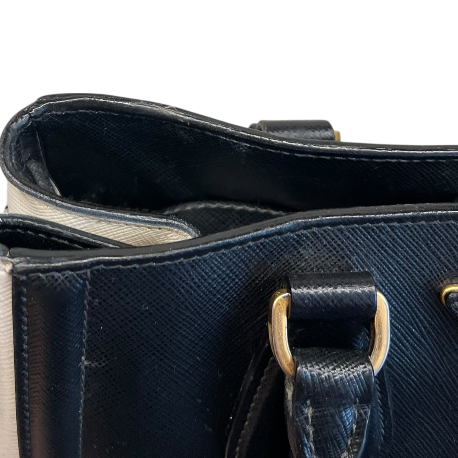 Prada Galleria Shoulder bag in color block medium size