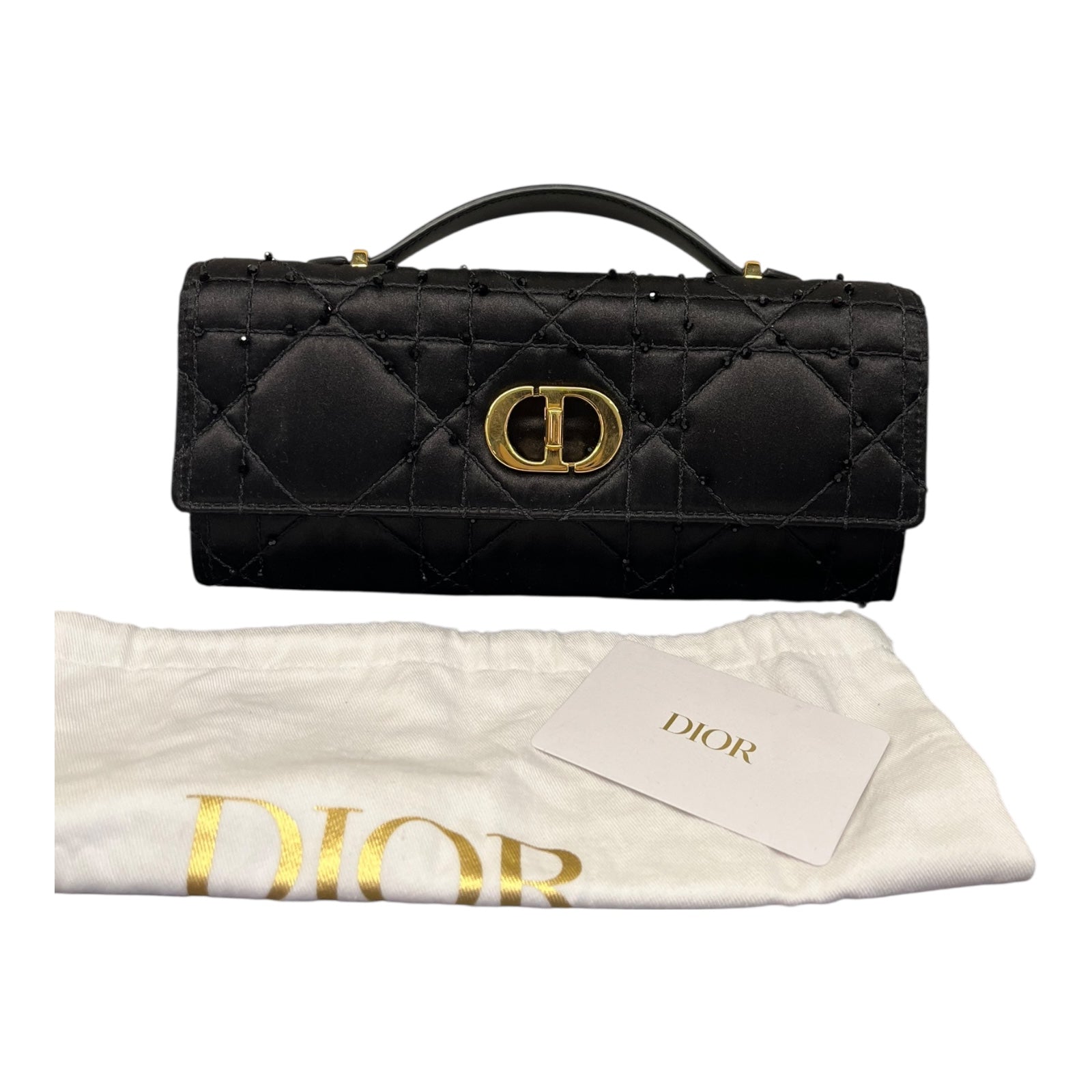 Dior East West-Borsa In Ricamo Con Applicazioni Preziose