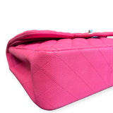 Chanel Pink Jumbo Classic Caviar Double Flap Bag