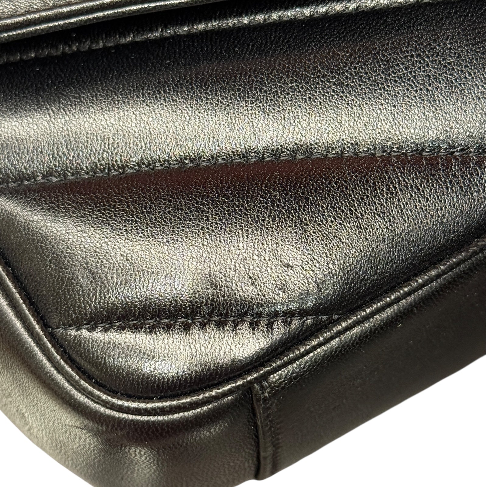 Saint Laurent LouLou Small Chevron-Quilted Bag