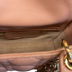 Christian Dior Lady Dior Mini-Borsa A Spalla Iconica，Pelle Cannage