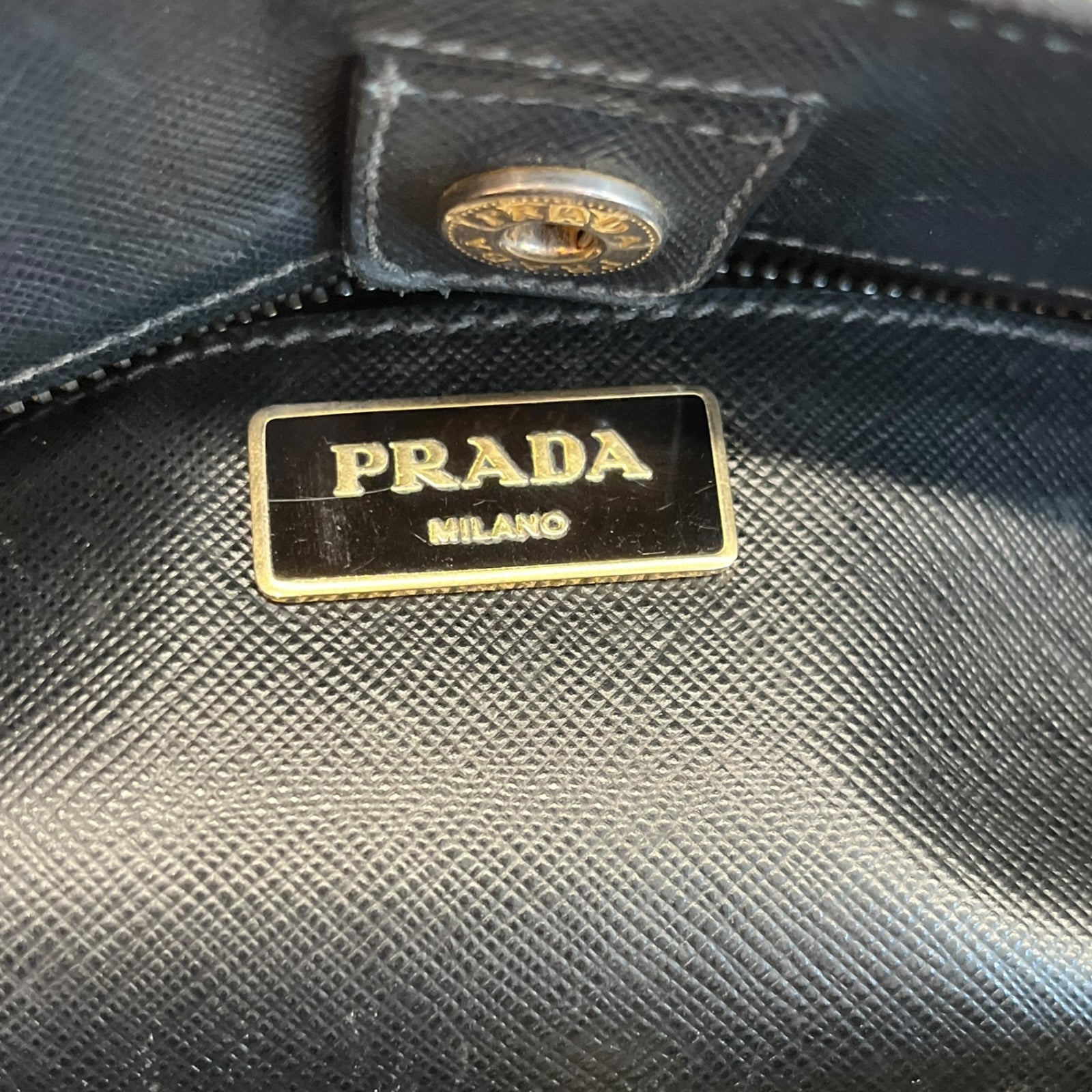 Prada Galleria Shoulder bag in color block medium size