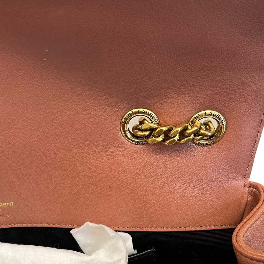 Saint Laurent Loulou Medium – Borsa A Spalla In Pelle Di Agnello