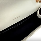 Saint Laurent White Kate Medium Shoulder Bag