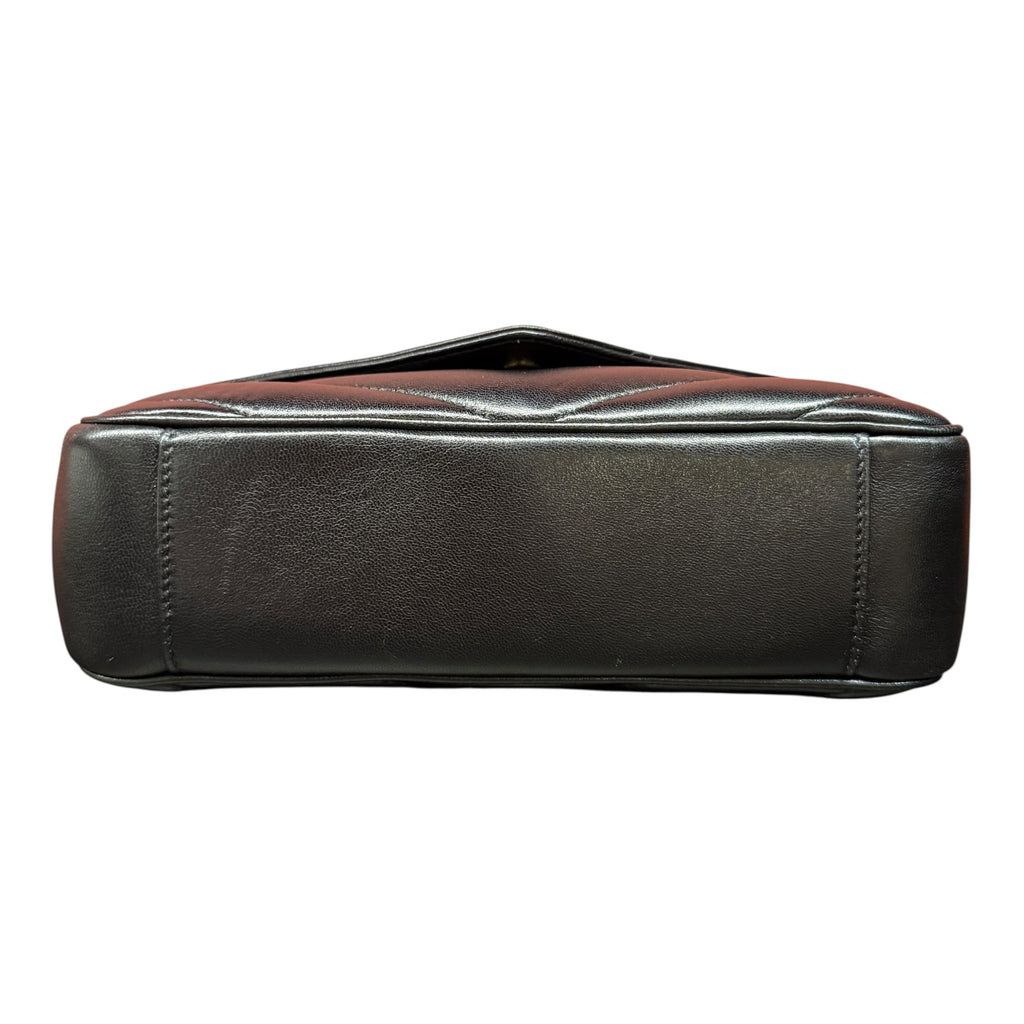 Saint Laurent LouLou Small – Borsa a Spalla Trapuntata a Chevron