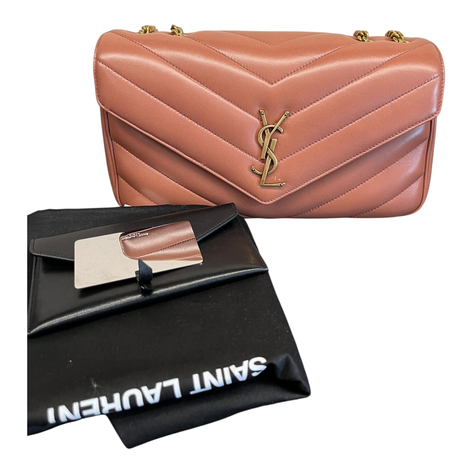 Saint Laurent Loulou Medium – Borsa A Spalla In Pelle Di Agnello