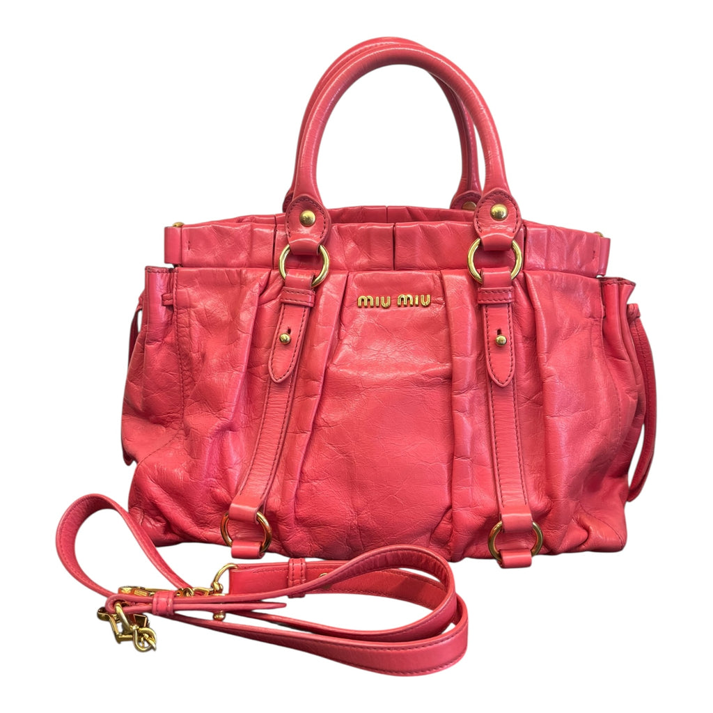 Miu Miu Vitello – Borsa A Spalla In Rosa