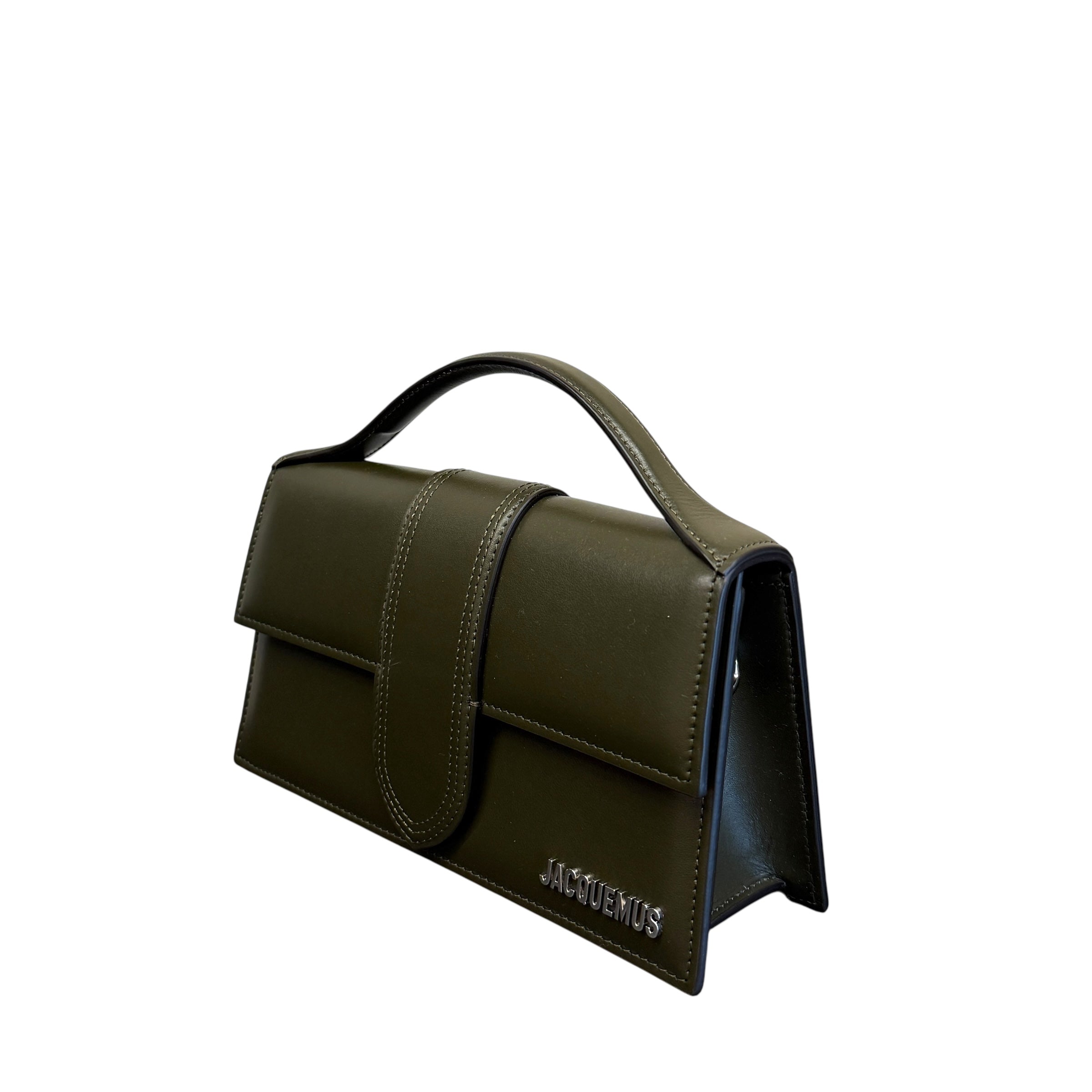 Jacquemus Le Grande Bambino Shoulder Bag in Dark Green