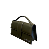 Jacquemus Le Grande Bambino Shoulder Bag in Dark Green