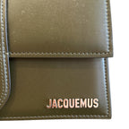 Jacquemus Le Grande Bambino Borsa A Spalla In Verde Scuro