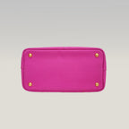 Prada Canapa Medium Tote Bag Fuchsia Canvas with Milano Logo