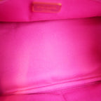 Prada Canapa Medium Tote Bag Fuchsia Canvas with Milano Logo