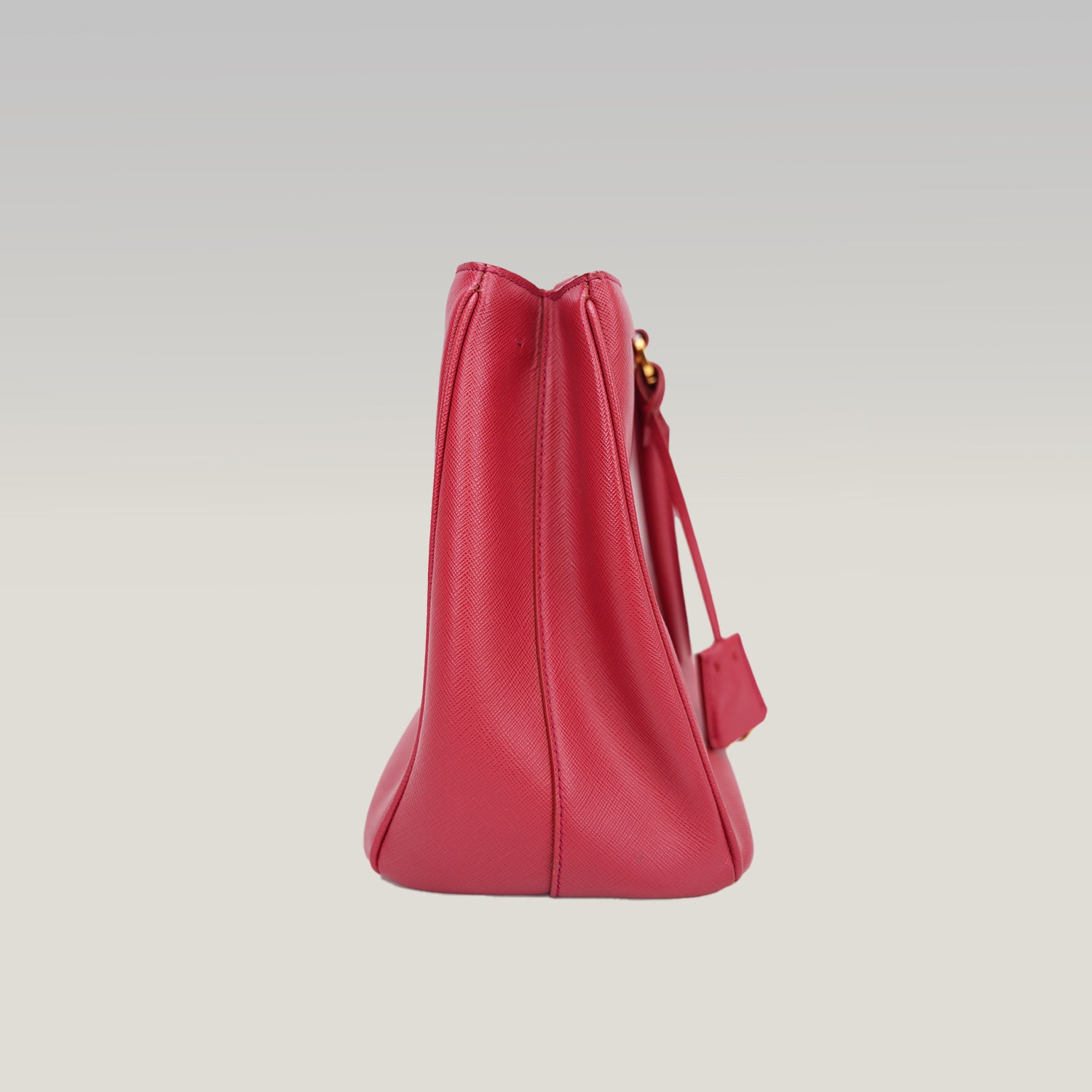 Prada Galleria Medium Tote Bag Rosa in Pelle Saffiano con Doppia Zip