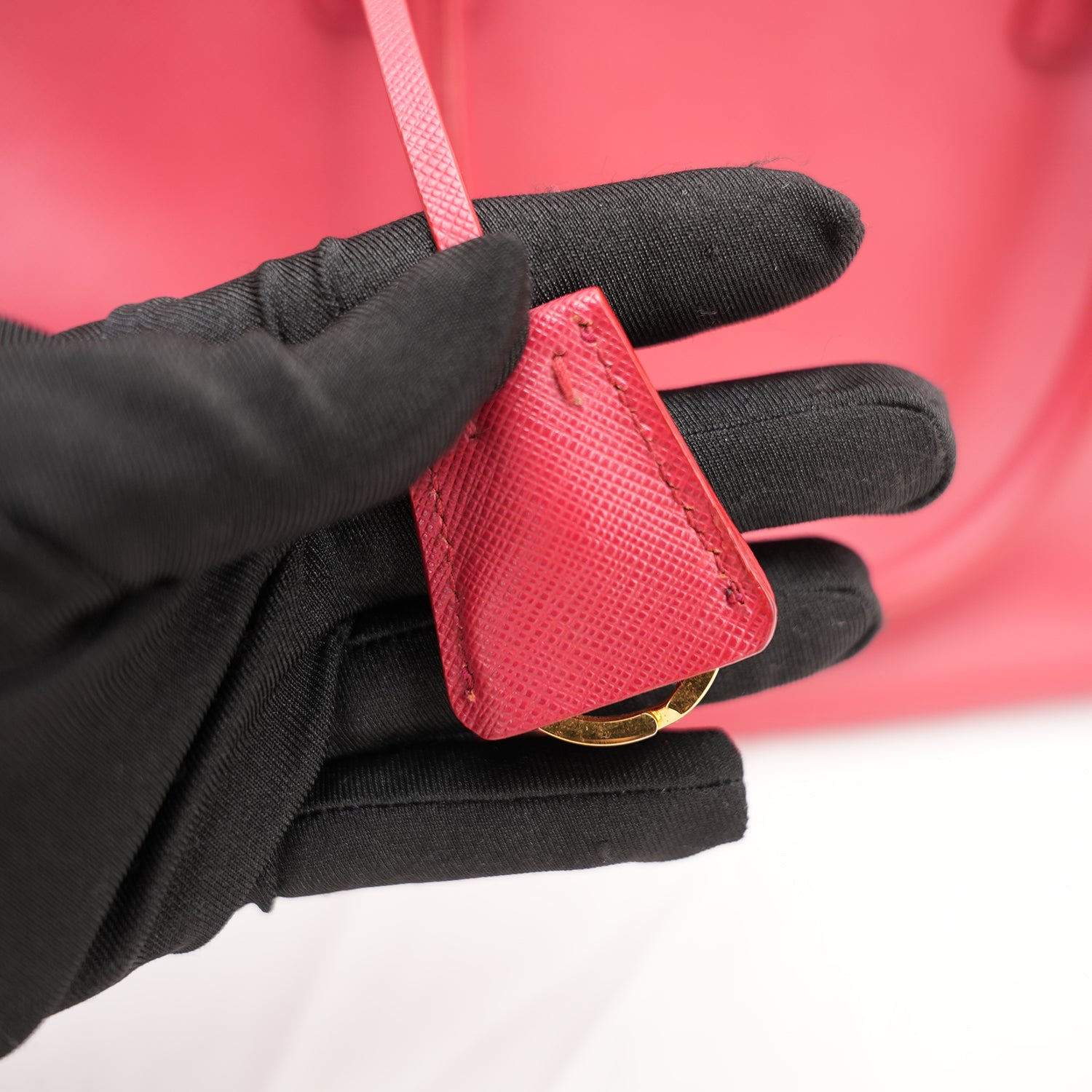 Prada Galleria Medium Tote Bag Rosa in Pelle Saffiano con Doppia Zip