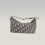 Dior DiorTravel Nomad Medium in Tela Oblique con Pelle e Dettagli in Pelle Nera