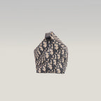 Dior DiorTravel Nomad Medium in Tela Oblique con Pelle e Dettagli in Pelle Nera
