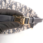 Dior DiorTravel Nomad Medium in Tela Oblique con Pelle e Dettagli in Pelle Nera