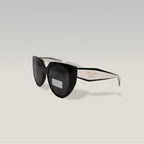Prada PR  Cat Eye Sunglasses in Black & White