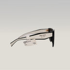 Prada PR  Cat Eye Sunglasses in Black & White