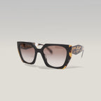 Prada PR 15WS Butterfly Sunglasses in Black & Medium Tortoise