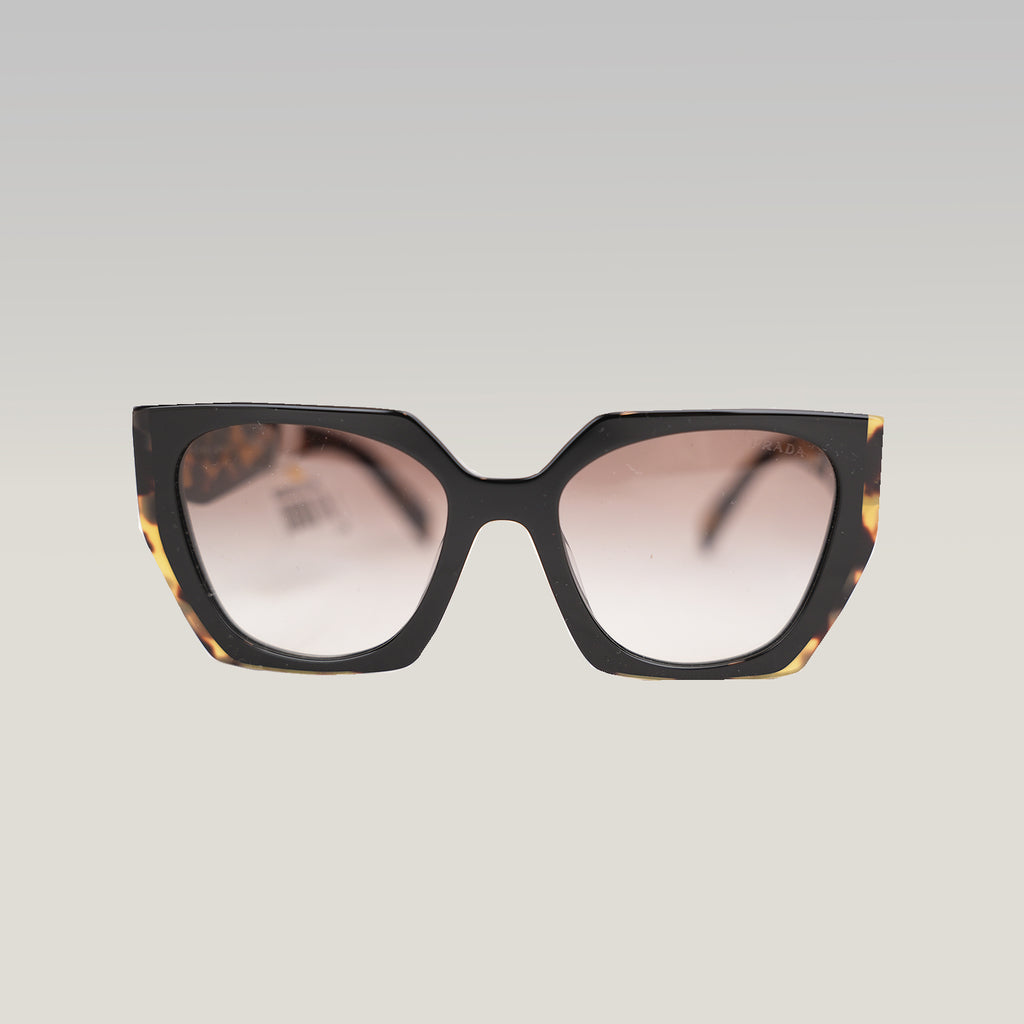 Prada PR 15WS Butterfly Sunglasses in Black & Medium Tortoise