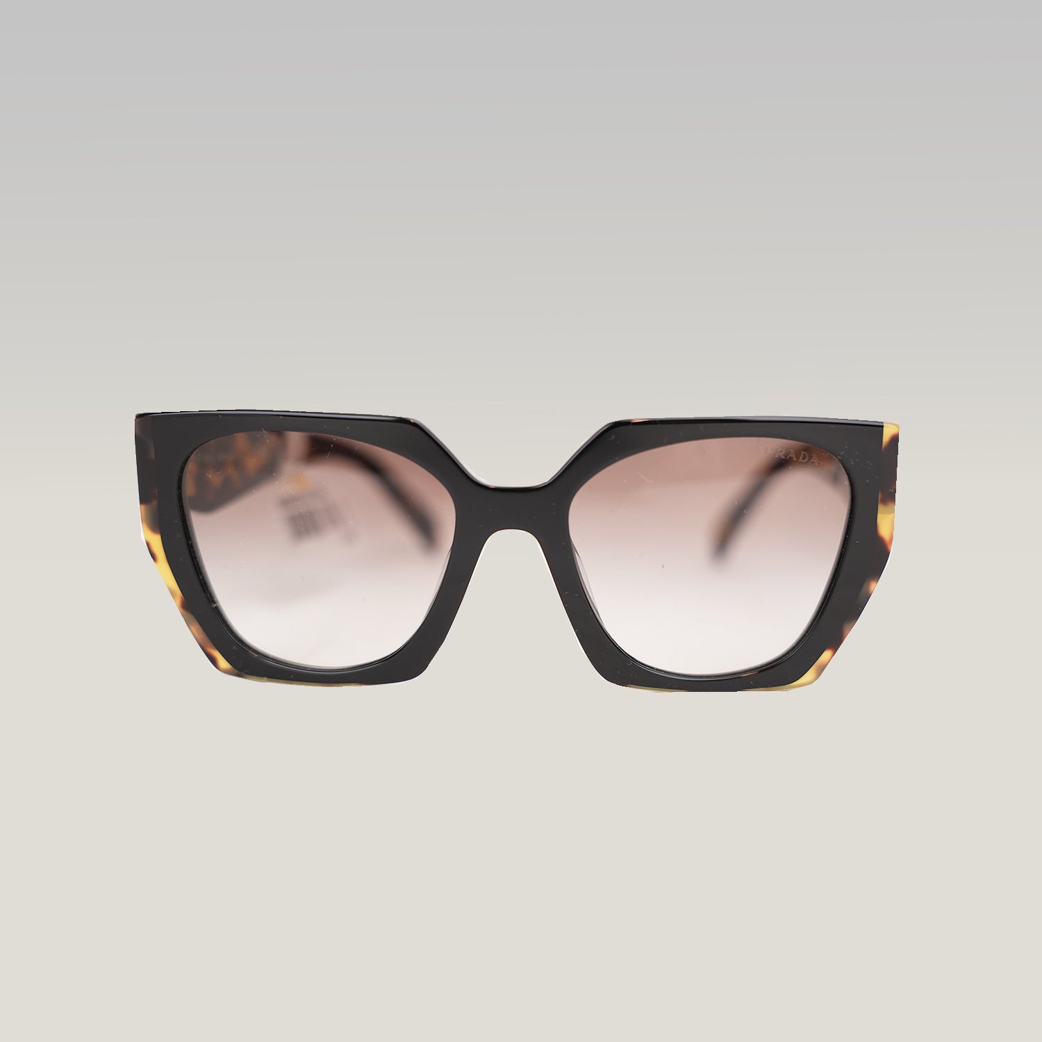 Prada PR 15WS Butterfly Sunglasses in Black & Medium Tortoise