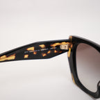 Prada PR 15WS Butterfly Sunglasses in Black & Medium Tortoise