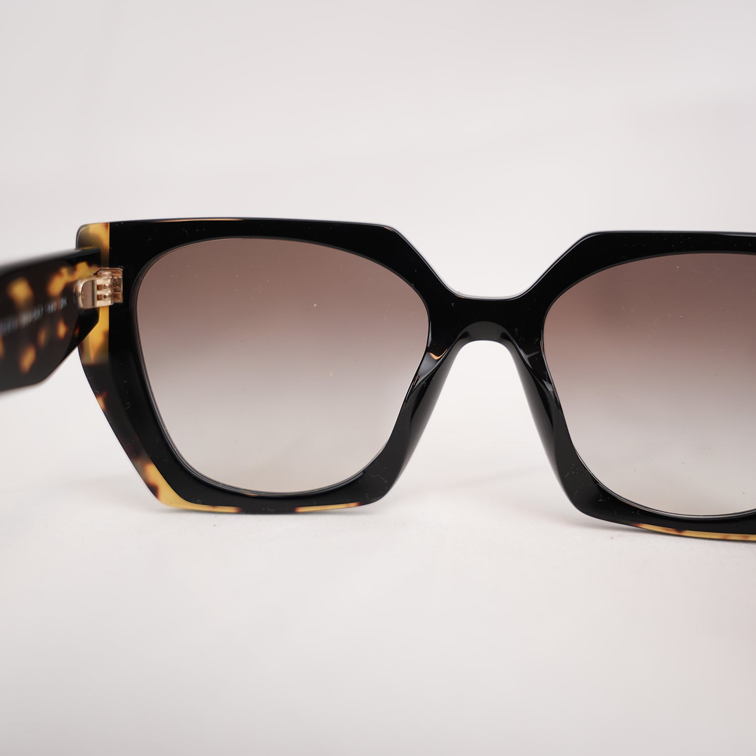 Prada PR 15WS Butterfly Sunglasses in Black & Medium Tortoise
