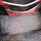 Prada Scamosciato Small Tote Bag in Pelle Scamosciata Porpora con Tracolla Removibile
