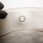 Prada Saffiano Lux Tote Bag Bianca in Pelle con Tracolla Regolabile