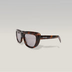 Prada PR D07S Juniper Tortoise Square Sunglasses in Havana Brown