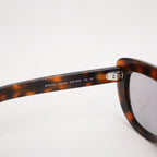 Prada PR D07S Juniper Tortoise Square Sunglasses in Havana Brown