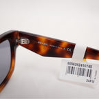 Prada PR 23YS Tortoise Oversized Square Sunglasses Brown Lens