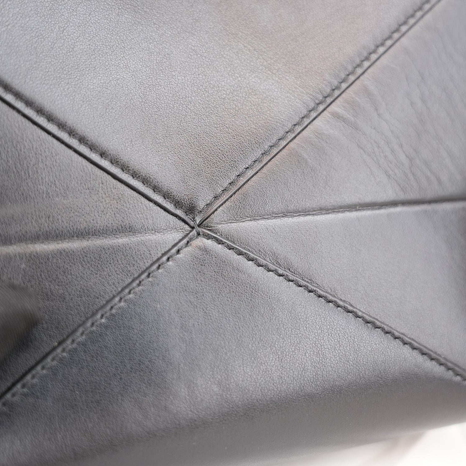 Loewe Puzzle Fold Leather Pouch Black Leather Clutch & Crossbody Bag