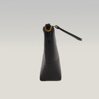 Loewe Puzzle Fold Leather Pouch Black Leather Clutch & Crossbody Bag