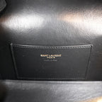 Saint Laurent Gaby Vanity Black Quilted Lambskin Bag with Cassandre Logo