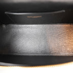 Saint Laurent Gaby Vanity Black Quilted Lambskin Bag with Cassandre Logo