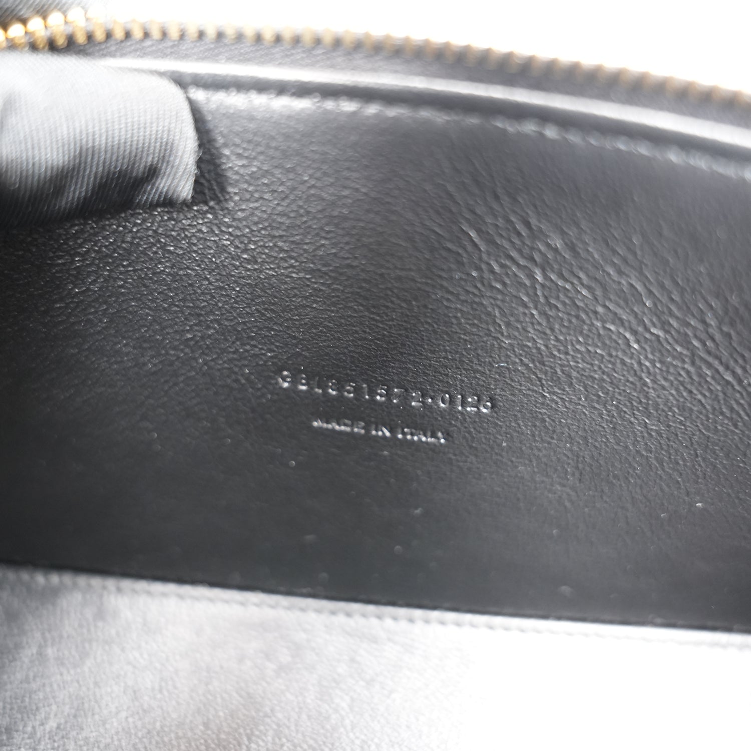 Saint Laurent Gaby Vanity Black Quilted Lambskin Bag with Cassandre Logo