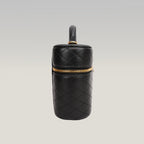 Saint Laurent Gaby Vanity Black Quilted Lambskin Bag with Cassandre Logo