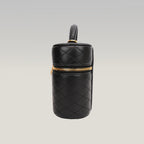 Saint Laurent Gaby Vanity Black Quilted Lambskin Bag with Cassandre Logo