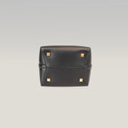 Saint Laurent Le 5 à 7 Supple Large Nera in Pelle con Hardware Dorato