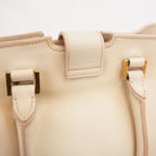 Saint Laurent Y Cabas Small Nude Leather Gold-Tone Hardware Tote Bag