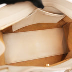 Saint Laurent Y Cabas Small Nude Leather Gold-Tone Hardware Tote Bag