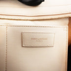 Saint Laurent Y Cabas Small Nude Leather Gold-Tone Hardware Tote Bag