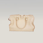 Saint Laurent Y Cabas Small Nude Leather Gold-Tone Hardware Tote Bag
