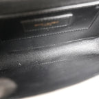 Saint Laurent Paris Solferino Borsa a Tracolla Media in Pelle Bianca con Hardware Dorato