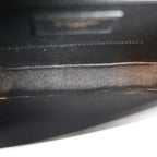 Saint Laurent Solferino Medium Shoulder Bag Black Leather with Cassandre Logo